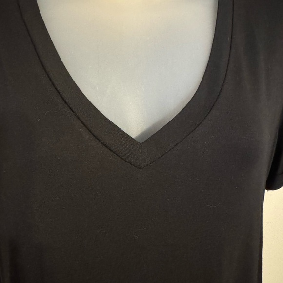 NWT Elegant Black V-Neck Bodysuit  XXLARGE   #C - Picture 2 of 9